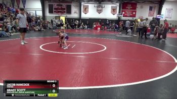 Round 2 - Jacob Hancock, WBNDD vs Grady Scott, Burlington Junior Wrestling