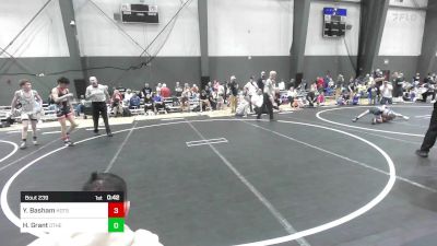 109 lbs Consi Of 4 - Yandel Basham, Hotshots Wrestling vs Hunter Grant, Other Team