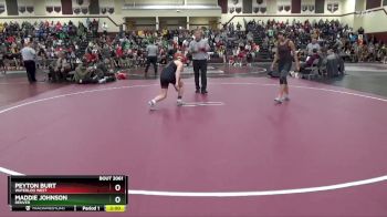 135 lbs Cons. Round 1 - Maddie Johnson, Denver vs Peyton Burt, Waterloo West