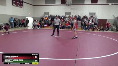 103-110A 1st Place Match - Beckett Loughren, Independence vs Dryden Isham, East Buchanan