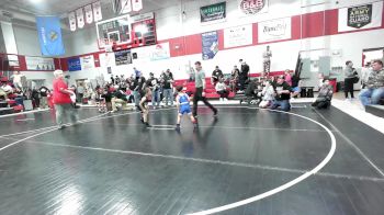 46 lbs Final - Everett Long, Tiger Trained Wrestling vs Lucas Weisinger, Wyandotte Youth Wrestling