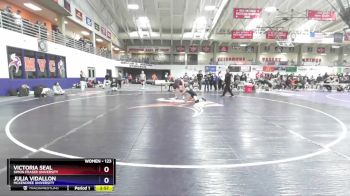 123 lbs 7th Place Match - Victoria Seal, Simon Fraser University vs Julia Vidallon, McKendree University