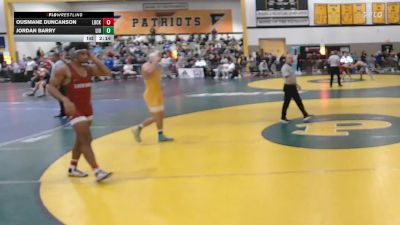 165Blue lbs Rr Rnd 3 - Ousmane Duncanson, Lock Haven vs Jordan Barry, LIU