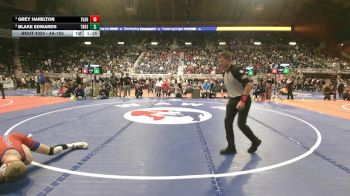 4A-150 lbs Semifinal - Grey Hamilton, Evanston vs Blake Edwards, Thunder Basin High School