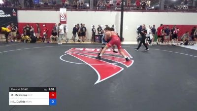 92 kg Consi Of 32 #2 - Matthew McKenna, Cliff Keen Wrestling Club vs Luke Duthie, Pennsylvania