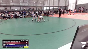 106 lbs Champ. Round 2 - Benjamin Limentang Iii, CA vs Kellen Downing, MT