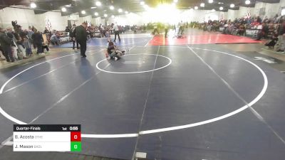 49 lbs Quarterfinal - Benzo Acosta, Other Team vs Jude Mason, Badlands WC