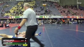 285 lbs Semis (4 Team) - Antonio Garcia, Corban University vs Cooper Cook, Oklahoma City