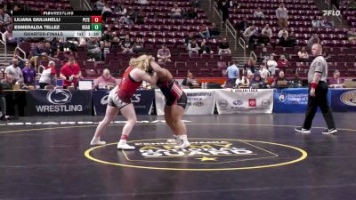 190 lbs Quarterfinal - Liliana Giulianelli, Peters Township-G vs Esmeralda Tellez, Reading-G