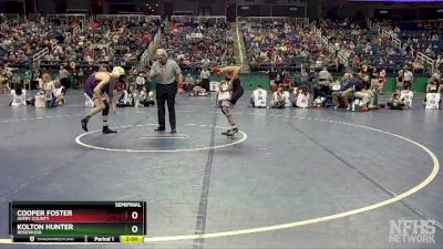 1A 113 lbs Semifinal - Kolton Hunter, Rosewood vs Cooper Foster, Avery County