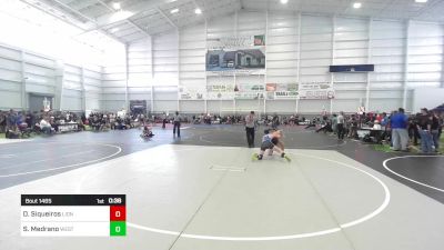 130 lbs Consi Of 8 #1 - Daniel Siqueiros, Lions WC vs Santiago Medrano, West Las Vegas