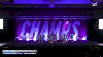 University Cheer Force - Weather Alert [2025 L5 Senior Coed Day 2] 2025 CHAMPS Grand Nationals