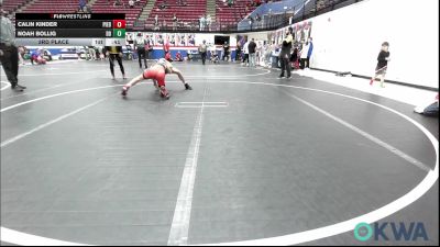 106 lbs 3rd Place - Calin Kinder, Piedmont vs Noah Bollig, Duncan Demons