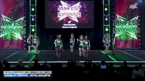 House of Legends - Royal Roulette [2026 L2 Senior - D2 - Small - A DAY 1] 2026 JAMfest Cheer Super Nationals