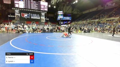 117 lbs Cons 32 #1 - Caroline Farris, Missouri vs Elizabeth Lynch, Georgia