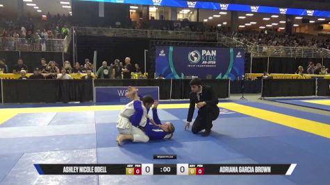 Adriana Garcia Brown vs Ashley Nicole Odell 2025 Pan Kids Jiu-Jitsu IBJJF Championship