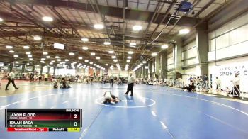 68 lbs Rd# 9- 2:15pm Saturday Final Pool - Jaxon Flood, Minion Green vs Isaiah Baca, Team New Mexico