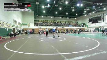 175 lbs Champ. Round 1 - Isaiah Stockhausen, Cajon vs Logan Fitzgerald, Hamilton