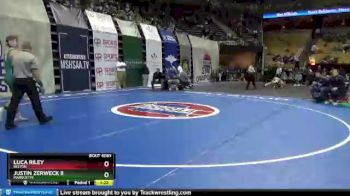 182 lbs Champ. Round 1 - Luca Riley, Belton vs Justin Zerweck II, Marquette