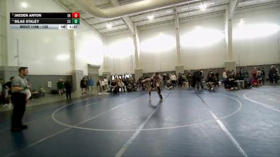 132 lbs Quarterfinal - Jaeden Anton, Bishop Kelly vs Silas Staley, Corner Canyon