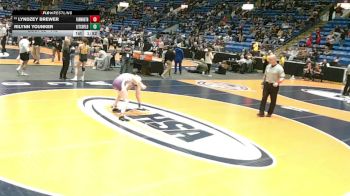 115 lbs Champ. Round 1 - Lyndzey Brewer, Farmington vs Rilynn Younker, Litchfield
