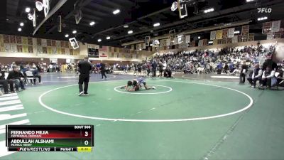 120 lbs Cons. Round 2 - Abdullah Alshami, Patrick Henry vs Fernando Mejia, Centennial (Nevada)