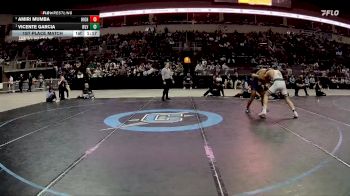 4A 189 lbs 1st Place Match - Vicente Garcia, West Las Vegas vs Amiri Mumba, Highland