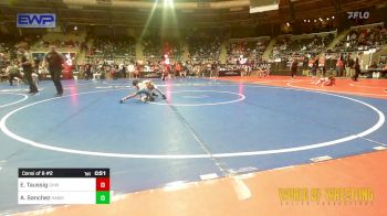 49 lbs Consi Of 8 #2 - Ezra Taussig, Greater Heights Wrestling vs Angelo Sanchez, Hawkeye WC