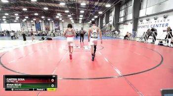 92 lbs Rd# 7- 10:45am Saturday Final Pool - Carter Sosa, Cali Red vs Ryan Rojo, Minion Black