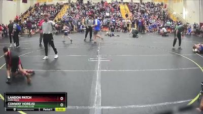 80 lbs Semifinal - Landon Patch, Hard Rock vs Conway Horejsi, Mauldin Wrestling Club