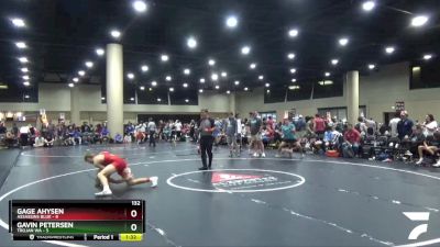 132 lbs Round 1 (32 Team) - Gage Ahysen, Assassins Blue vs Gavin Petersen, Trojan WA