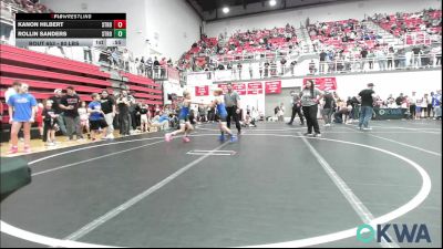 80 lbs Rr Rnd 3 - Kanon Hilbert, Stroud Youth Wrestling Club vs Rollin Sanders, Stroud Youth Wrestling Club