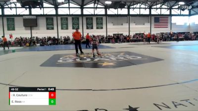 48-52 lbs Round 4 - River Couture, Cory Clark Wrestling vs Evan Ross, Alber Athletics