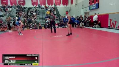 150 lbs Champ. Round 1 - Joe Harris, Hayden vs Orin Mease, Fruita Monument