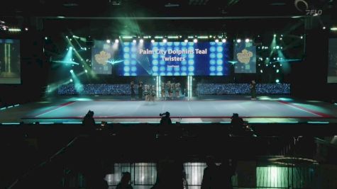 Palm City Dolphins Teal Twisters [2025 Show Cheer 1 - Jr. Pee Wee - Medium A] 2025 Pop Warner National Cheer & Dance Championship