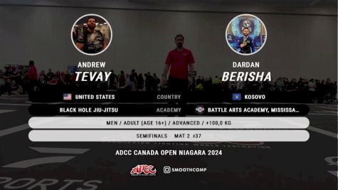 DARDAN BERISHA vs ANDREW TEVAY 2024 ADCC Niagara Open