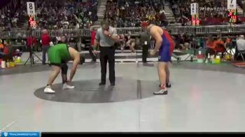 4A-285 lbs Champ. Round 1 - Carson Vangieson, Evanston vs Mason Walker, Kelly Walsh