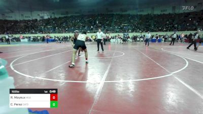 150 lbs Consi Of 32 #2 - Reid Mayeux, McAlester vs Chrisopher Perez, Catoosa Wrestling