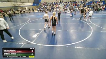 110 lbs Quarterfinal - Quade Probst, Sanderson Wrestling Academy vs Samuel Wood, Sanderson Wrestling Academy