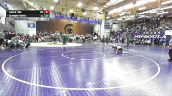 126 lbs Quarterfinal - Kahle Hill, Corvallis vs Zander Feuhr, Glacier