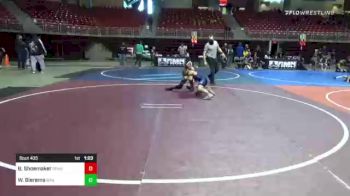 98 lbs Final - Braden Shoemaker, Brandon Valley Matcats vs Weston Bierema, Bon Homme