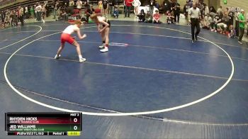 81-87 lbs Cons. Round 3 - Jed Williams, Northside Wrestling Club vs Rhyden Hicks, Aniciete Training Club