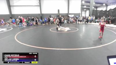 49-56 lbs Cons. Semi - Declan Larsen, Salem Elite Mat Club vs Chase Motzkus, South West Washington Wrestling Club