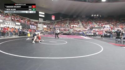 175 lbs Champ. Round 1 - Deekon Holbert, Concordia HS vs Nick Allen, St. George-Rock Creek HS