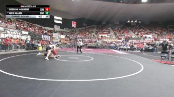 175 lbs Champ. Round 1 - Deekon Holbert, Concordia HS vs Nick Allen, St. George-Rock Creek HS