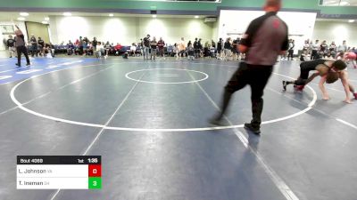 126 lbs Round Of 128 - Luke Johnson, VA vs Tyler Ineman, OH