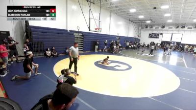 40-43 lbs Round 4 - Jameson Patlan, Threshold Wrestling Club vs Leia Gonzalez, Threshold Wrestling Club