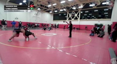 190 lbs Cons. Round 5 - Lynda Guerra, Paloma Valley vs Madison Diaz, San Clemente