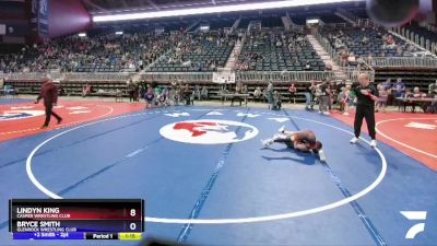 77 lbs Cons. Round 4 - Lindyn King, Casper Wrestling Club vs Bryce Smith, Glenrock Wrestling Club