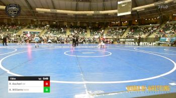 73 lbs Consi Of 8 #2 - Ryder Ascherl, Bishop McCort vs Anze Williams, Massa's Maniacs